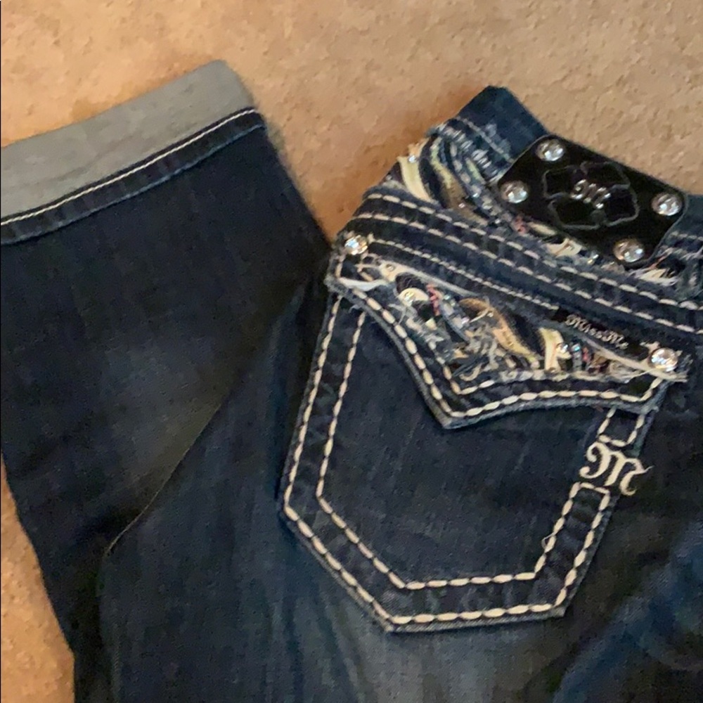 Miss me cropped jeans